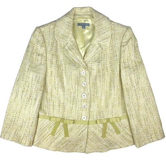 Ann Taylor Boucle Tweed A-Line Midi Shift Dress - Picture 6 of 9